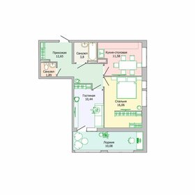 72 м², 3-комнатная квартира 11 530 000 ₽ - изображение 76