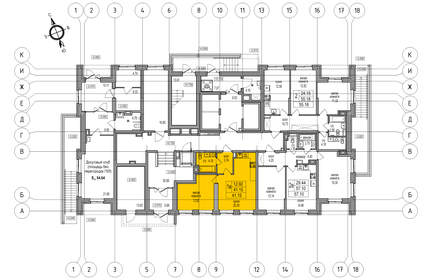 Квартира 41,2 м², 1-комнатная - изображение 2