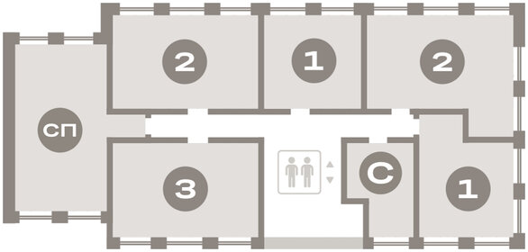 Квартира 186,6 м², 2-комнатная - изображение 2