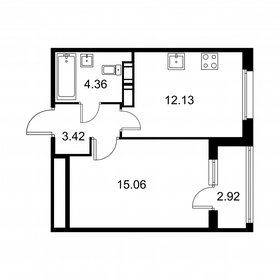 36,5 м², 1-комнатная квартира 5 765 420 ₽ - изображение 95