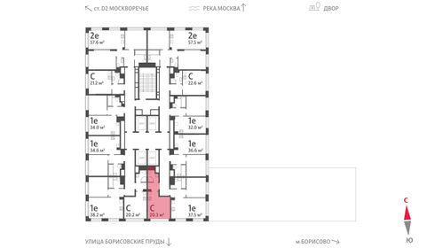 21 м², апартаменты-студия 6 300 000 ₽ - изображение 108