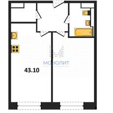 Квартира 42,3 м², 1-комнатная - изображение 5