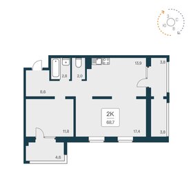 78,2 м², 4-комнатная квартира 6 950 000 ₽ - изображение 67