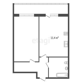 Квартира 34,6 м², 1-комнатная - изображение 2