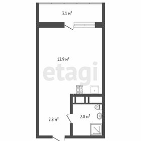 Квартира 21 м², 1-комнатная - изображение 1