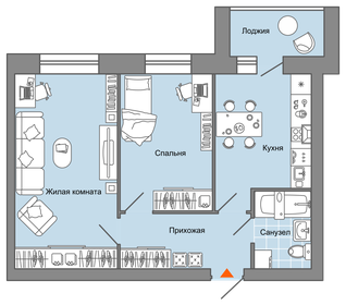 Квартира 70 м², 3-комнатная - изображение 1