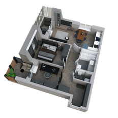 Квартира 55,3 м², 3-комнатная - изображение 2