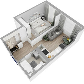 32,9 м², 1-комнатная квартира 3 730 000 ₽ - изображение 35