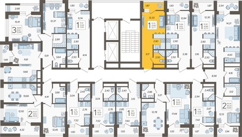 17,4 м², квартира-студия 8 200 000 ₽ - изображение 115