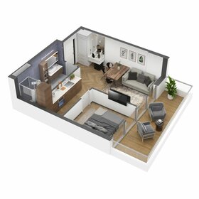 Квартира 50,1 м², 2-комнатные - изображение 1