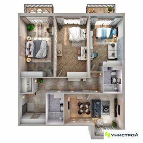 Квартира 108,5 м², 3-комнатная - изображение 1