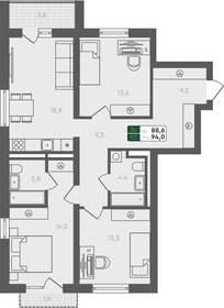 94 м², 3-комнатная квартира 9 670 000 ₽ - изображение 8