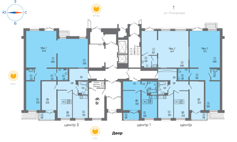 42 м², 2-комнатная квартира 5 800 000 ₽ - изображение 77