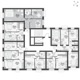 54,1 м², 2-комнатная квартира 7 152 599 ₽ - изображение 12