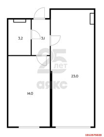 Квартира 43,3 м², 1-комнатная - изображение 1