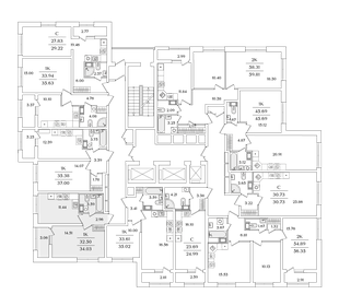 Квартира 34 м², 1-комнатная - изображение 2