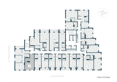 38,8 м², апартаменты-студия 5 850 000 ₽ - изображение 30