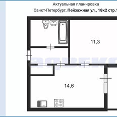 Квартира 34 м², 1-комнатная - изображение 3