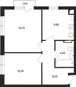 51,7 м², 2-комнатная квартира 8 268 800 ₽ - изображение 27