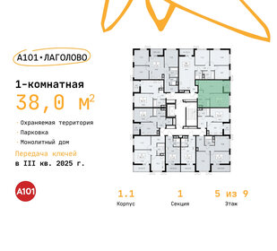 33,3 м², 1-комнатная квартира 3 950 000 ₽ - изображение 88