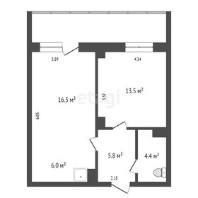 46,2 м², 2-комнатная квартира 5 150 000 ₽ - изображение 7