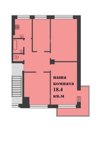 18,4 м², комната - изображение 5