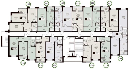 Квартира 38,1 м², 1-комнатная - изображение 1