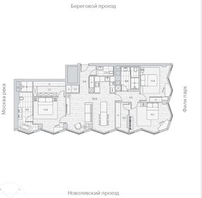 Квартира 75,5 м², 2-комнатная - изображение 1