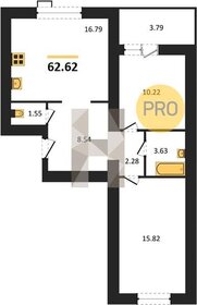 59,3 м², 2-комнатная квартира 4 741 600 ₽ - изображение 1