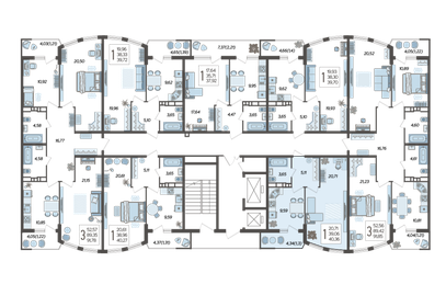 42,1 м², 2-комнатные апартаменты 6 550 000 ₽ - изображение 7