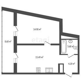 Квартира 38,3 м², 1-комнатная - изображение 4