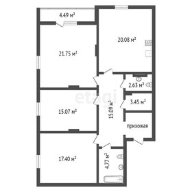 Квартира 102,5 м², 3-комнатная - изображение 1