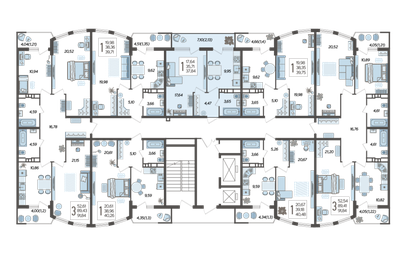 33 м², 1-комнатная квартира 3 700 000 ₽ - изображение 81