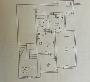 Квартира 55 м², 1-комнатная - изображение 4