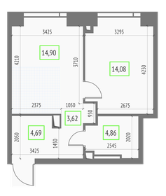 38 м², 2-комнатная квартира 11 900 000 ₽ - изображение 111