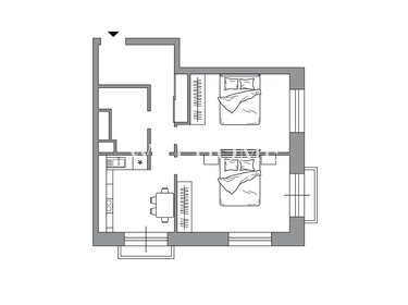 Квартира 46 м², 2-комнатная - изображение 2