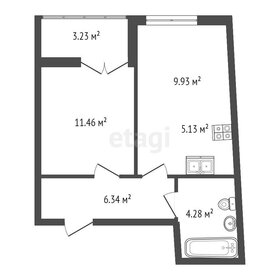 Квартира 38,8 м², 1-комнатная - изображение 1