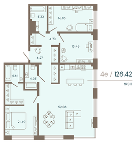 238 м², 4-комнатные апартаменты 135 900 000 ₽ - изображение 112