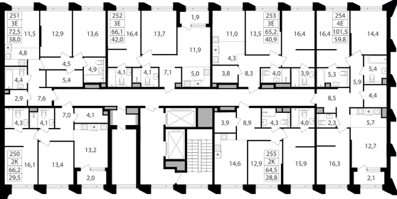 106,4 м², 4-комнатные апартаменты 49 804 620 ₽ - изображение 93