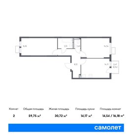 Квартира 23,2 м², студия - изображение 1