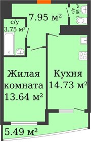 35 м², 1-комнатная квартира 3 500 000 ₽ - изображение 128