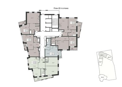 46 м², 2-комнатная квартира 7 500 000 ₽ - изображение 76