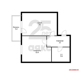 Квартира 30 м², 1-комнатная - изображение 1