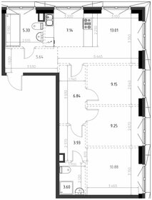 71,9 м², 2-комнатная квартира 19 418 400 ₽ - изображение 39