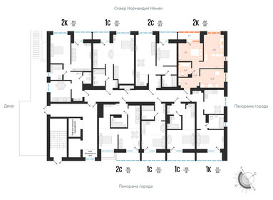 52,2 м², 2-комнатная квартира 6 900 000 ₽ - изображение 66