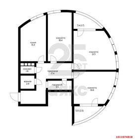 Квартира 108,4 м², 3-комнатная - изображение 1