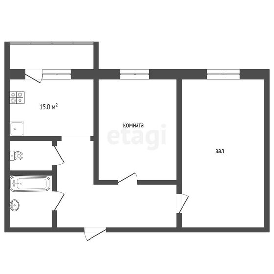 71,4 м², 2-комнатная квартира 8 000 000 ₽ - изображение 1