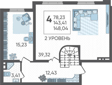 180,5 м², 4-комнатная квартира 14 000 000 ₽ - изображение 63