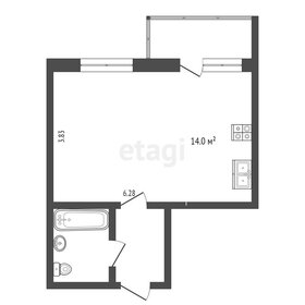 Квартира 32,2 м², студия - изображение 1