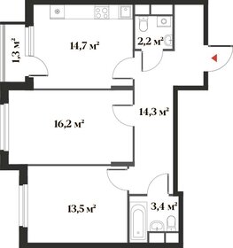 66,7 м², 2-комнатная квартира 15 762 239 ₽ - изображение 42